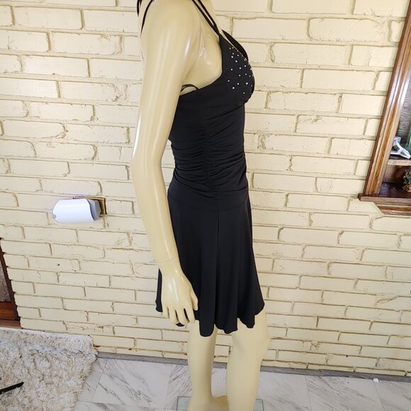 Nwt A.Beyer Womens/Juniors Little Black Dress Mini Medium - Picture 7 of 9